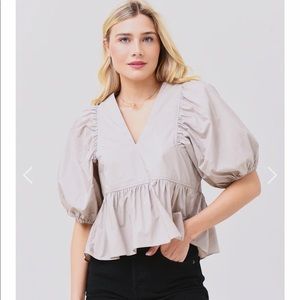 Hunter Bell Landry Top XS- Clay